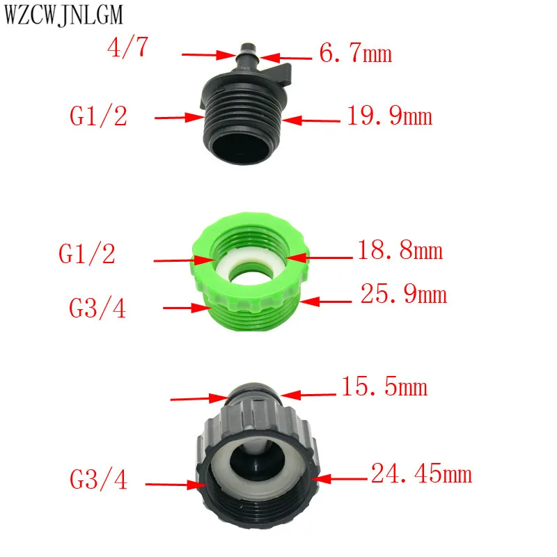 1 шт. хорошего качества, разъем для подключения к быстрый разъем до 1/4 дюйма(4/7 мм труба) насосно-компрессорных труб сад оросительный соединитель