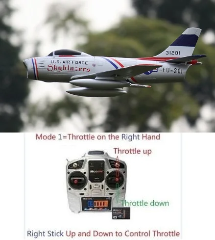 Freewing brand 64mm F86 F-86 remote control rc jet EDF plane model toy RTF, NO battery
