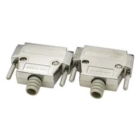 DB25 connector 25 pins D-SUB male&female gold plated needle 2 rows with metal shell 2