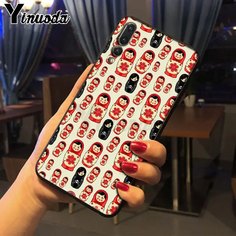 Cute Russian Dolls Pattern Matryoshka