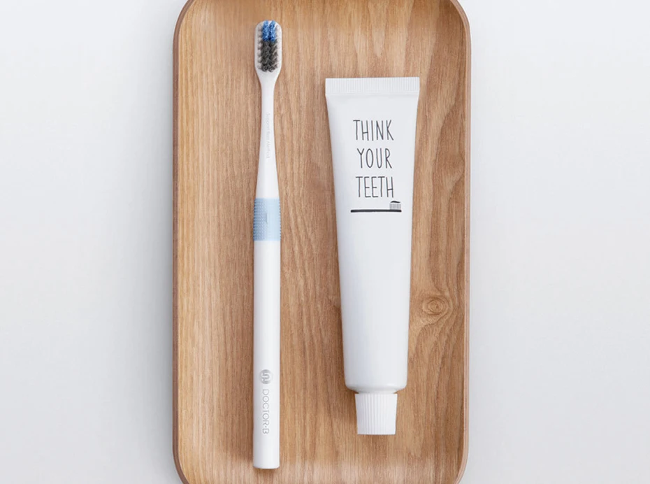 Xiaomi бренд доктор б 4 шт./лот бас метод путешествия Мягкая зубная щетка со щетиной 4 цвета 4 шт./компл. включают в себя дорожный ящик