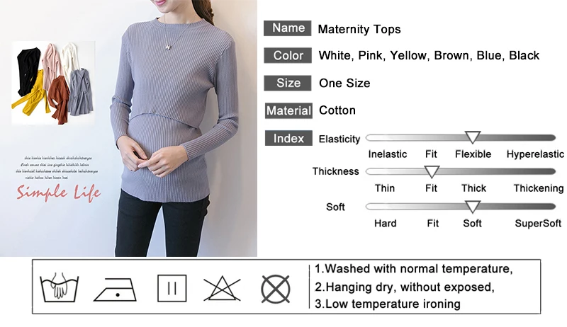 Для женщин Одежда для беременных Костюмы футболка для кормления грудью Для женщин кормящих Топы Свитер с длинными рукавами для беременных
