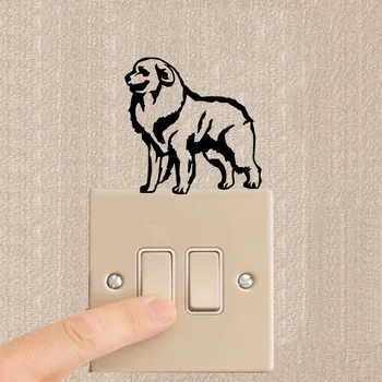 

Great Pyrenees Dog Cute Pet Dog Funny Cartoon Vinyl Switch Sticker 2SS0899