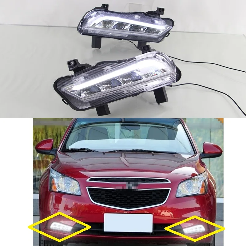 1 Set DRL LED daytime running driving lamp fog lights for Chevrolet