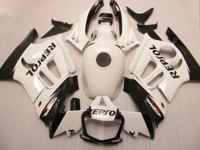 

Motorcycle Fairing kit for Honda CBR600 F3 97 98 white black fairings set CBR600 F3 1997 1998 MD06
