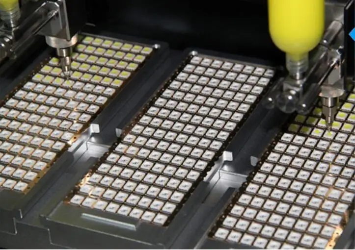 105 шт. 1050 шт.&gt SMD светодиодные чипы 5054 0 5 Вт 60 лм 1 3 в 6 бусины белого света