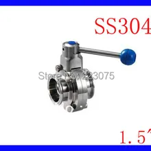 ГОРЯЧАЯ 1." ss304 санитарно нержавеющей стали TC руководство клапан, tri-зажим клапан, клапан