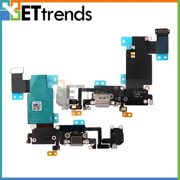 

10PCS/LOT OEM New Charging Port & Audio Flex Cable for iPhone 6S Plus 5.5 USB Dock Connector Headphone Jack Free Ship DHL