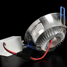 Диммируемый 3 Вт Светодиодный светильник белый корпус 85-265 в 270лм Встраиваемый светодиодный потолочный Точечный светильник ce rosh светодиодный светильник 3 Вт