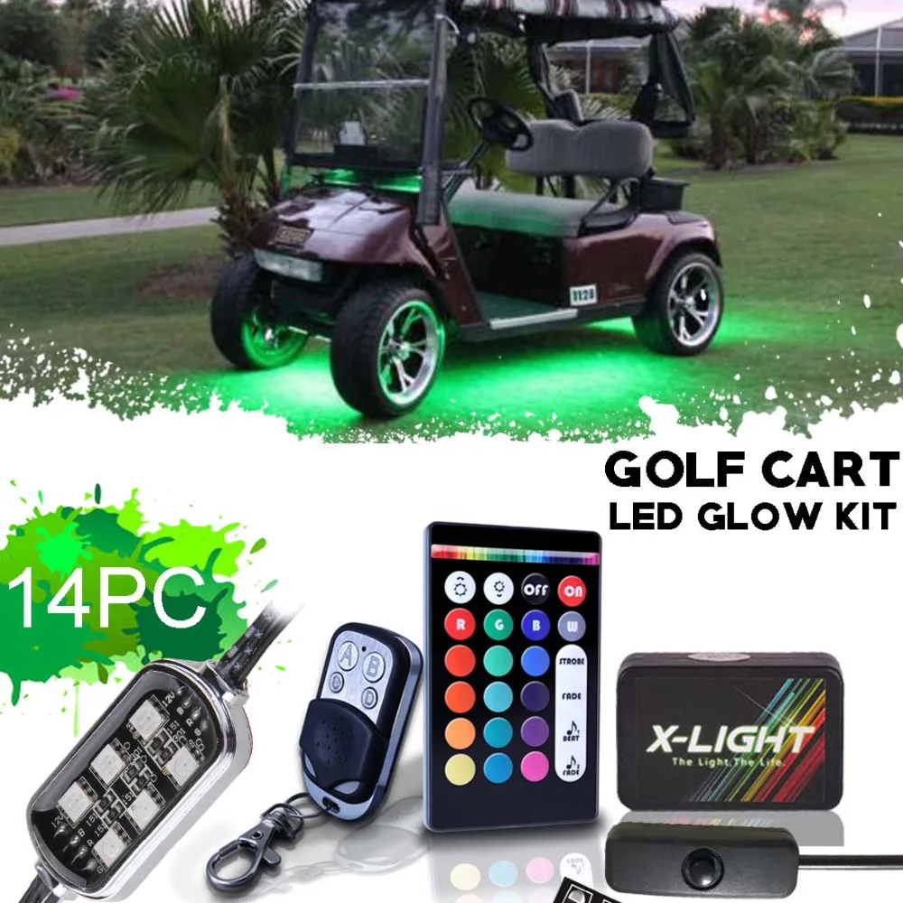 X светильник EZGO Express S4 S6 Гольф кар светодиодный светящийся беспроводной брелок