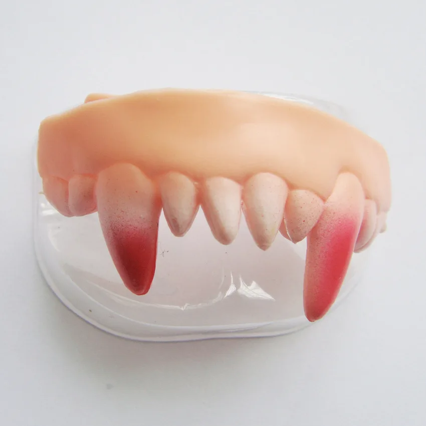 Dentes de Dentadura Dia das Bruxas Vampiro Piadas Práticas Interessante Brincadeira Horror Diversão Shocker Novidade Gadgets Dentes Dentadura Engraçado 100 Pçs 9 High Quality Brinquedos e hobbies