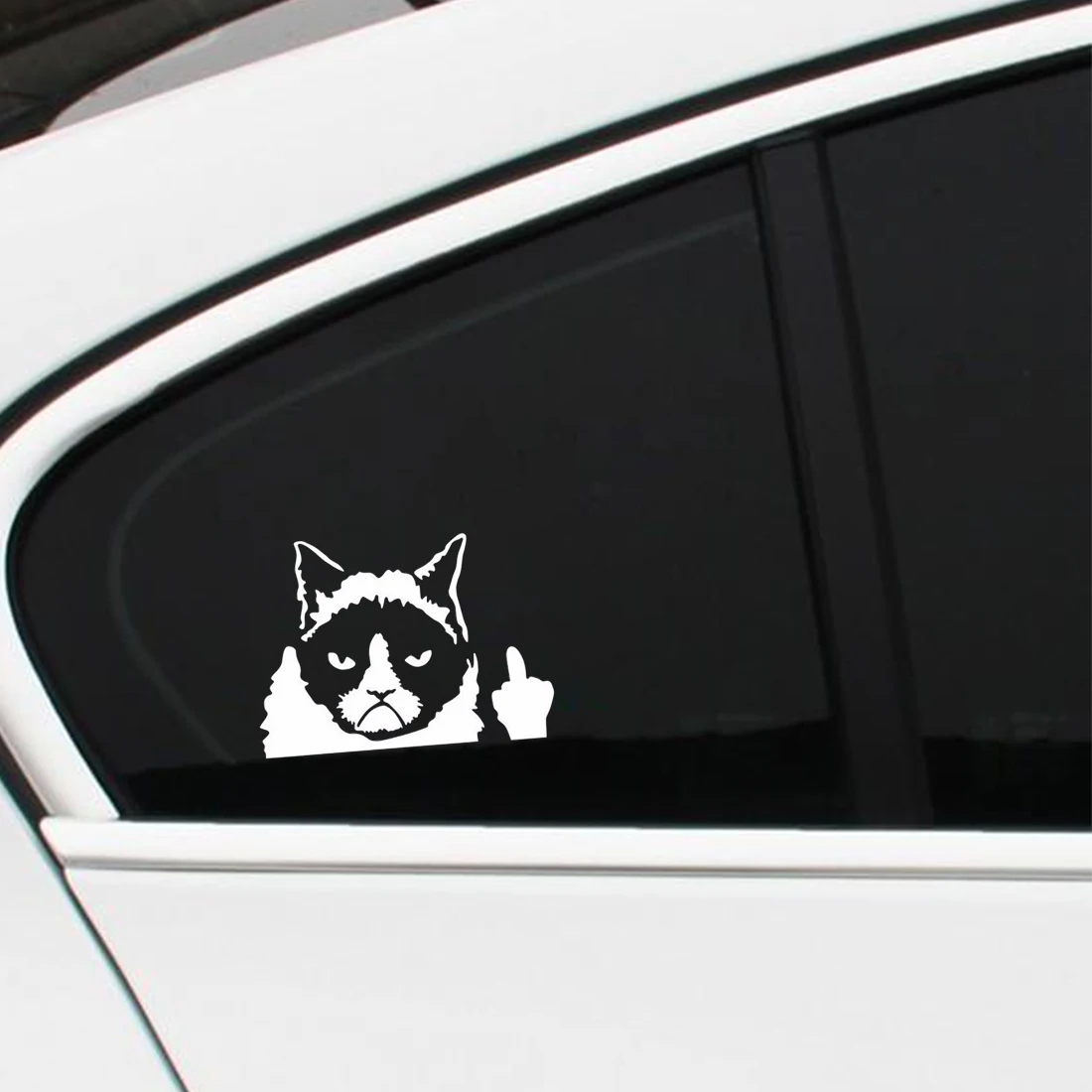 Dewtreetali Grumpy Cat Funny Car Sticker Vinyl Art