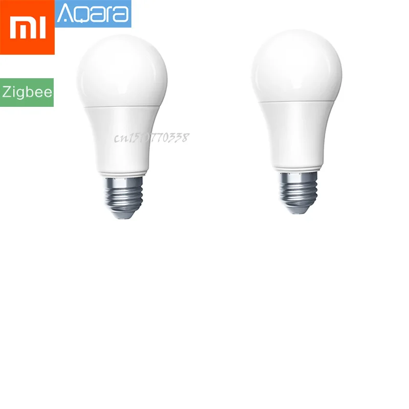 4 шт. Оригинальная лампа Xiao mi jia Aqara Zigbee версия умная светодиодная лампочка с дистанционным управлением для mi Home APP Homekit Gateway - Цвет: 2Pcs