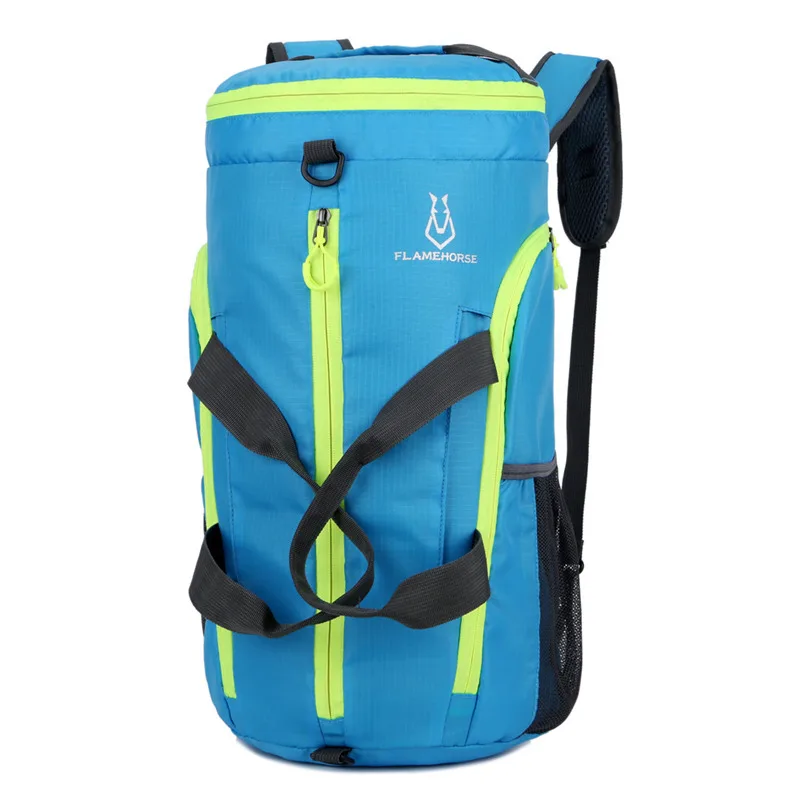 TWTOPSE 4 в 1 складные спортивные сумки для тренировок, занятий спортом, альпинизма, кемпинга, походов, рюкзак, переносная легкая водонепроницаемая дорожная сумка - Цвет: Blue Bag