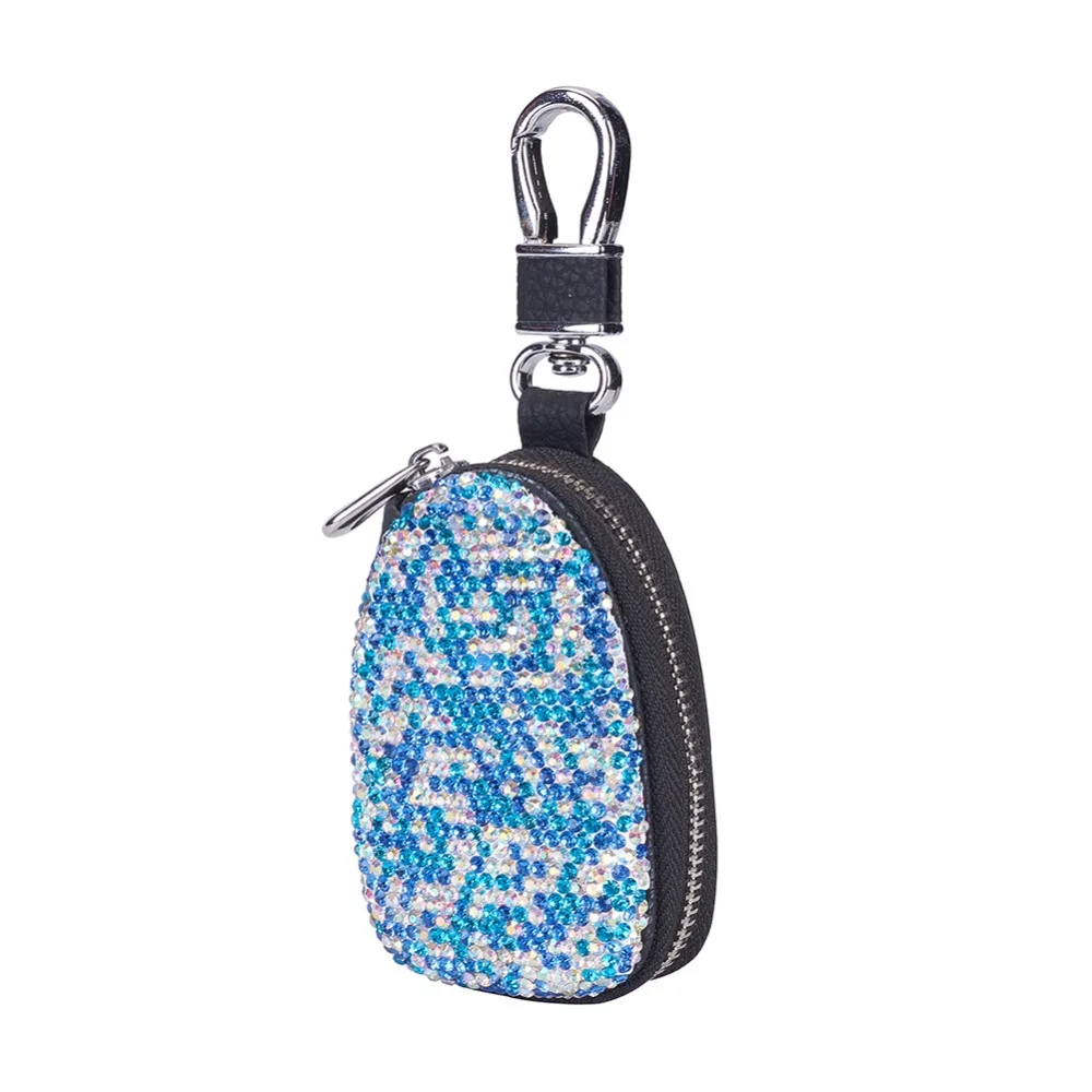 

Car Key Wallets PU Leather Key Holder Housekeeper Keys Organizer Women Keychain Covers Zipper Key Case Bag Unisex Pouch Purse