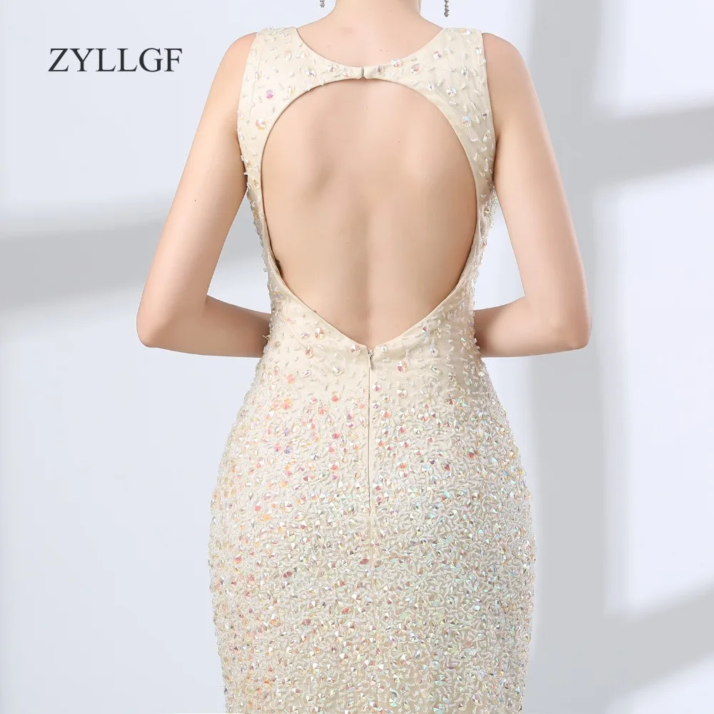 ZYLLGF Kleding Moeder Van De Bruid сексуальные Формальные Свадебные платья для гостей роскошный