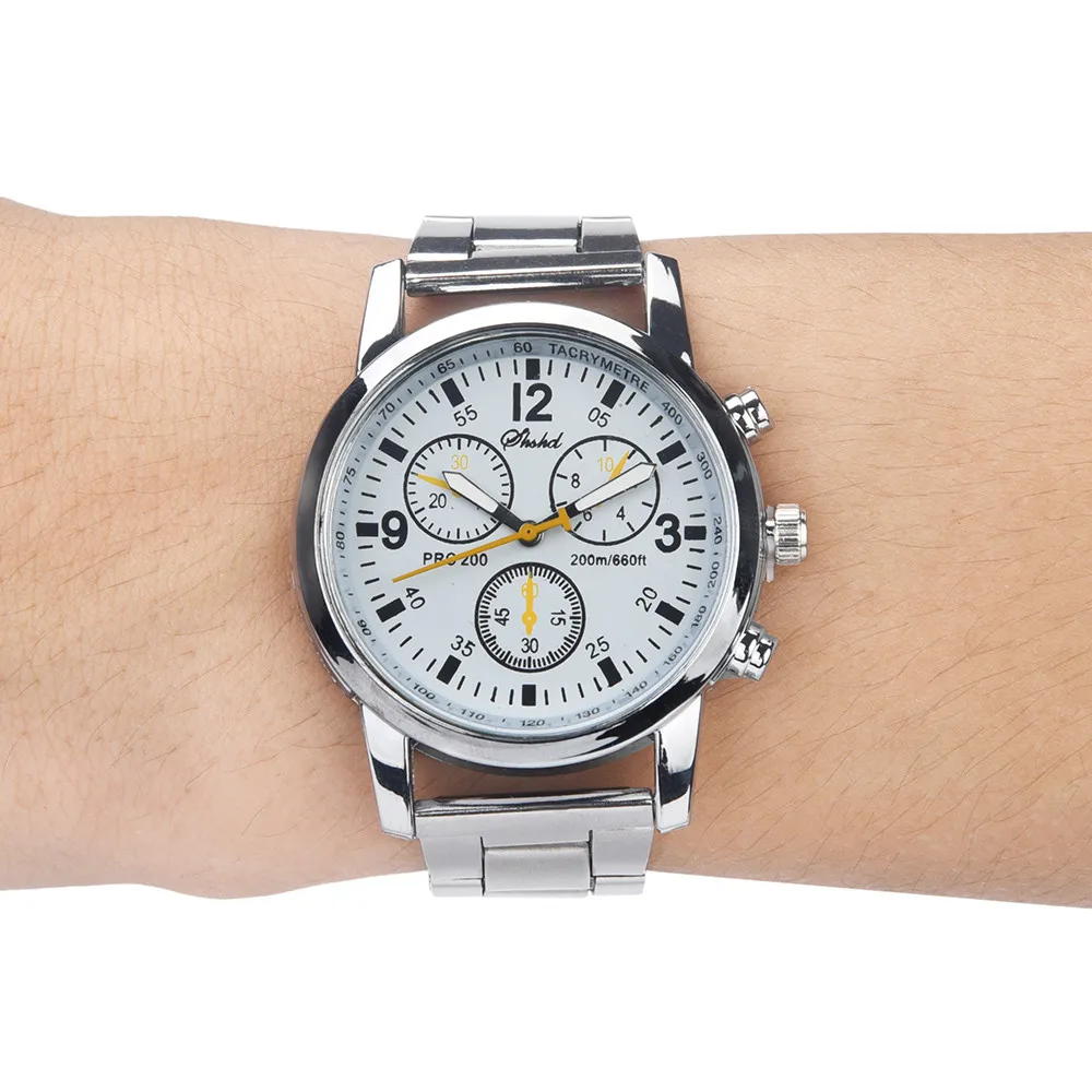 Новые часы Reloj Mojer мужские военные кварцевые часы мужские часы стальной ремешок мужские часы наручные часы Relogio Masculino montre homme# A