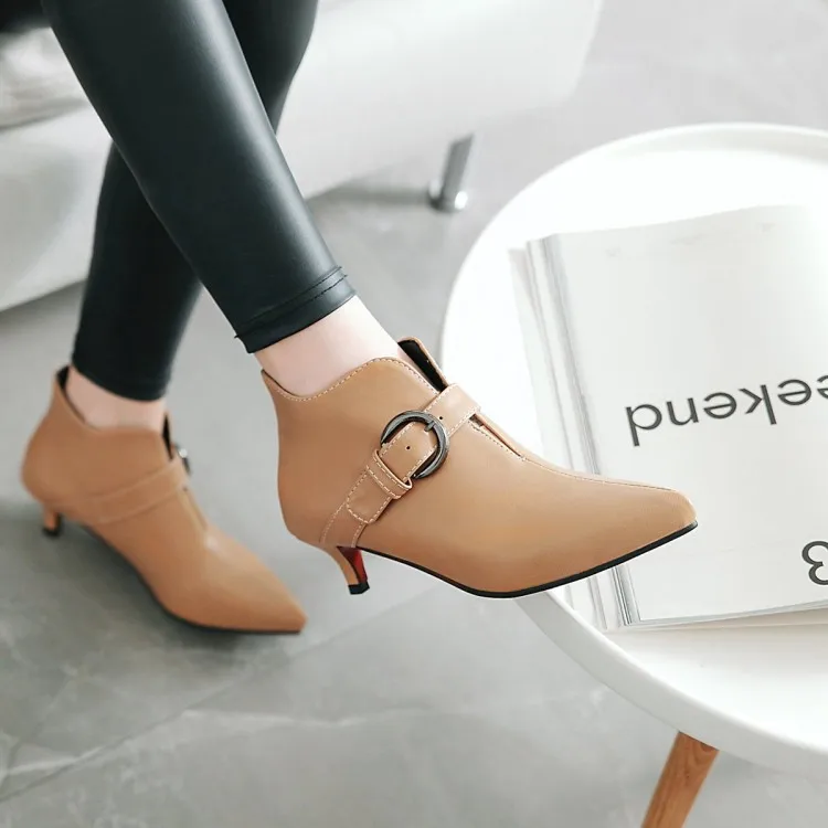 small heeled boots