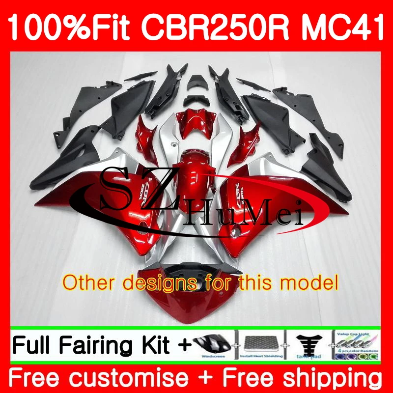 Инъекция для HONDA CBR250R MC41 11 12 13 14 15 CBR250 R 117SH.10 CBR 250R 250 2011 2012 2013 2014 2015 Обтекатели в