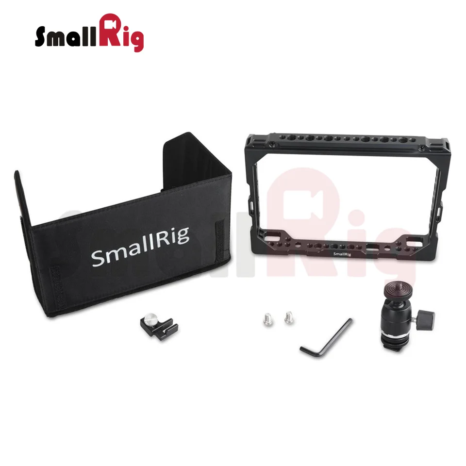 SmallRig алюминиевая 7 дюймовая клетка для монитора с солнцезащитным козырьком