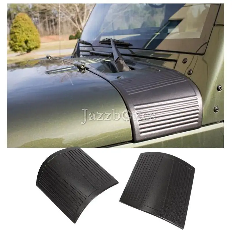 A Pair Black Body Armor Side Cowl Cover Protector For Jeep Wrangler