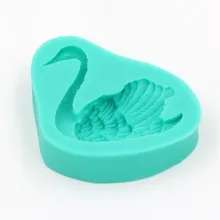 1 шт. цена животный Гусь дизайн моделирование для украшения торта из помадки кухонные приспособления для выпечки цвет зеленый