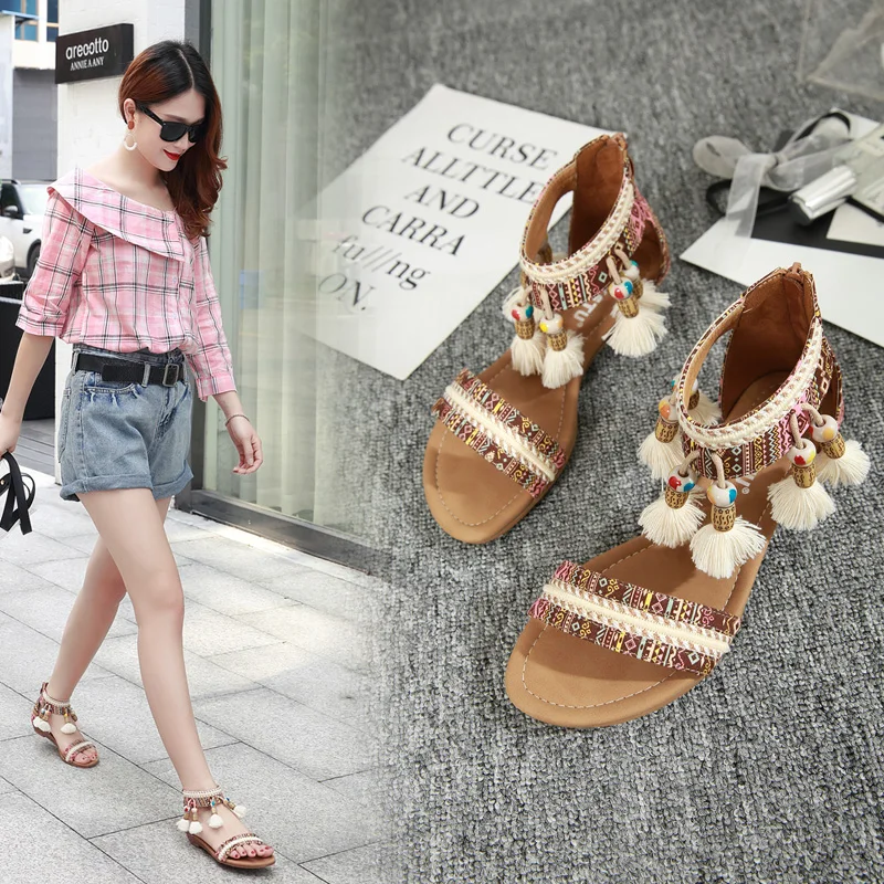

Spring 2019 new cat-heeled, pointy one-shoe, hollow sandals, high-heeled, suede, rhinestone, one-button women's shoes