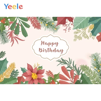

Yeele Tropical Blooming Grass Flowers Summer Birthday Photography Backgrounds Customized Photographic Backdrops for Photo Studio