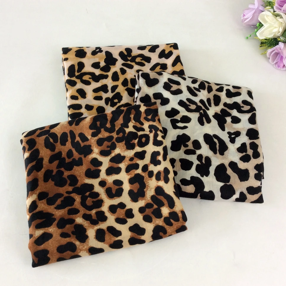 Leopard Print Women Shawl Head Scarves Muslim Hijab Fashion Design 90