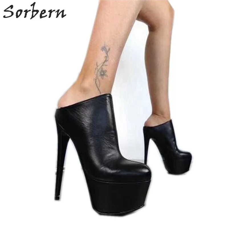 pointed toe stiletto mules