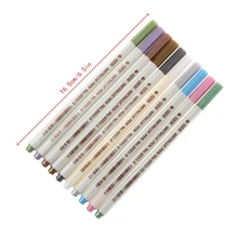 10 шт./компл. металлические ручки красочная Краска Металл чернила для маркировки маркер украшения