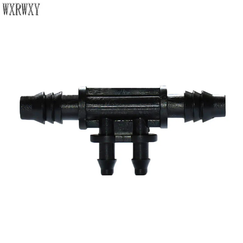 

8/11 reducing tee barb connector 1/4 4/7 hose connector Tee garden irrigation water splitter 3/8" 1/4" barb Gardening joints