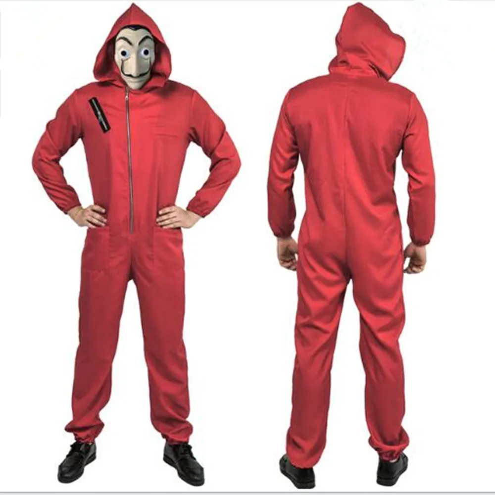 

Money Heist The House of Paper La Casa De Papel Cosplay Salvador Dali halloween costumes men adult Carnival kids children boys