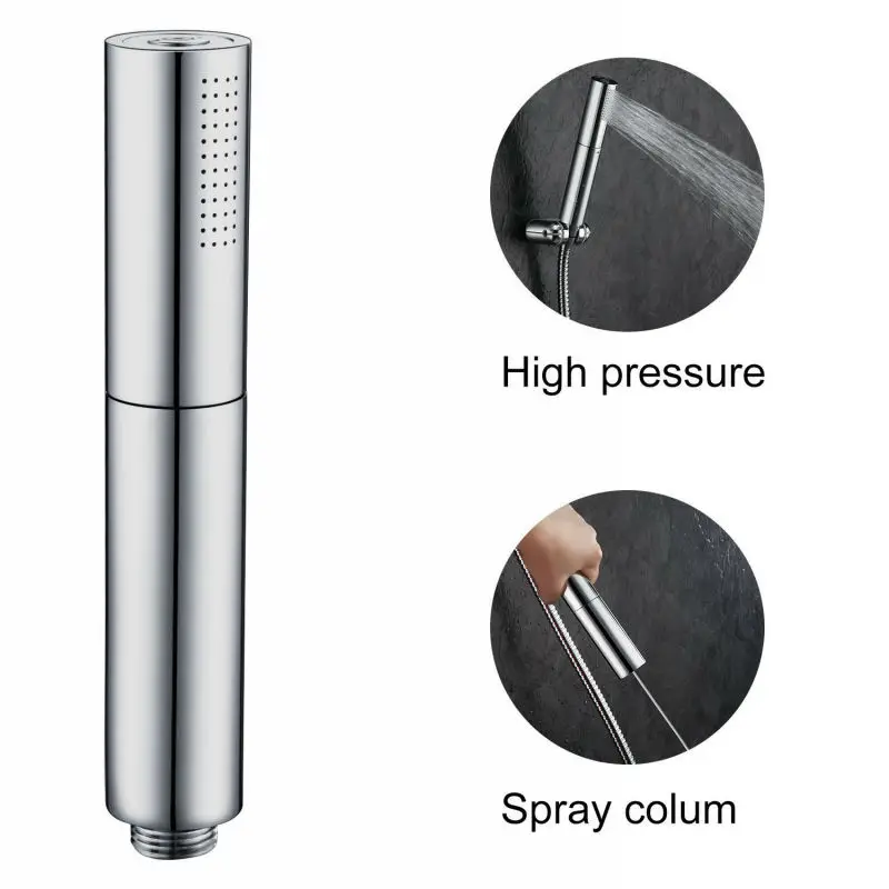 Bathroom 2 Function Chrome Shower Head Rainfall Handheld Showerhead 2.0