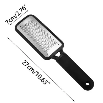 

Stainless Steel Foot File Scrubber Pedicure Heel Rubbing Exfoliation Dead Hard Skin Calluses Remove Cracked Heel Repair Tool