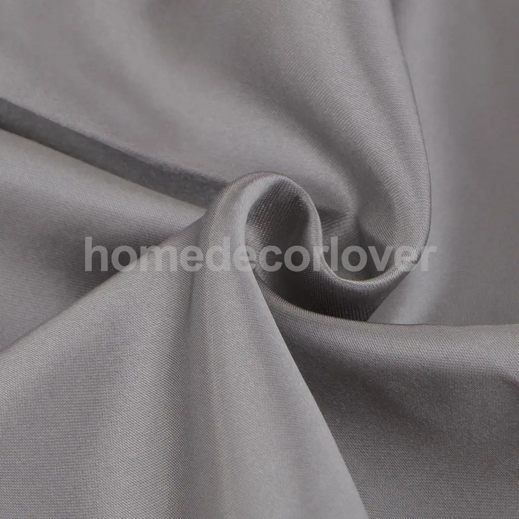 Smooth Satin Silky Bedding Duvet Cover Set-Pillowcase, Flat Sheet, Quilt Cover, California King Size, for 6 feet Bed 4 Piece/Set