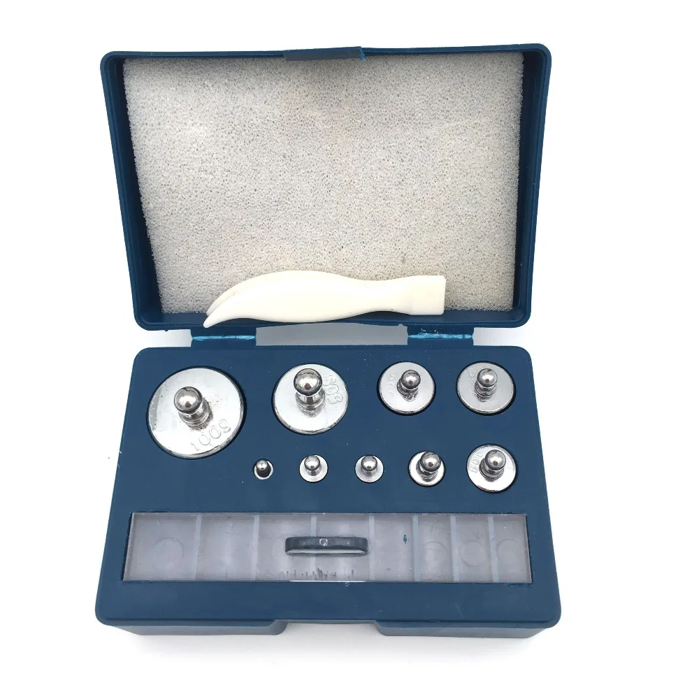 Продажа 17 шт. Набор прецизионных калибровочных весов 10 мг 100 г граммы весы для Мини прецизионных цифровых весовых весов цифровые весы Баланс