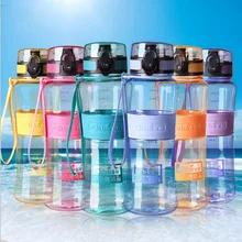 Deportes a prueba de fugas Botella de Agua 1500 ml/1000 ml/600 ml Acampar Viajes Bike Ciclismo Hervidor Taza Infusor Mi Bpa Botella de plástico
