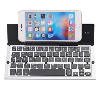 

Portable Foldable Folding Wireless Mini Bluetooth Keyboard For iPhone PC Tablet Foldable keyboards Drop Shipping 0304#3