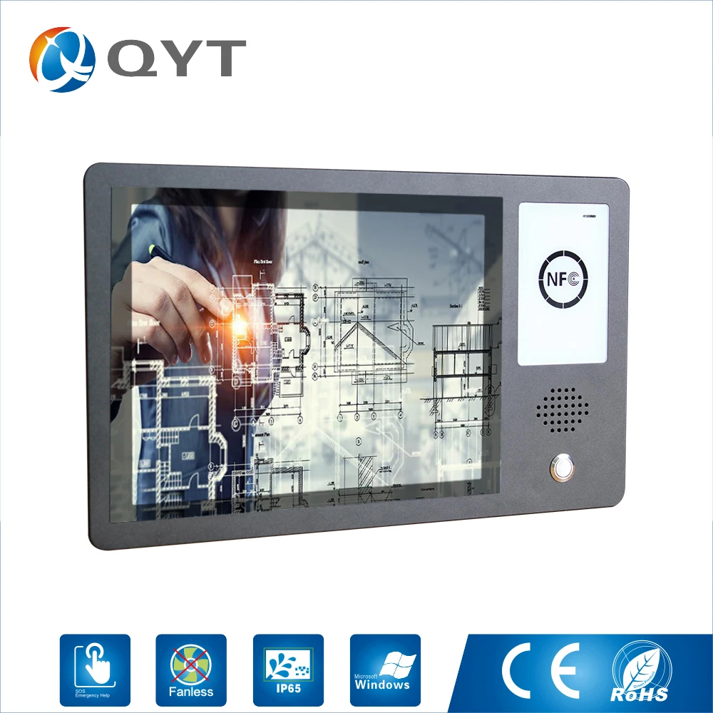 التخصيص NFC RFID الاصبع طابعة الباركود ماسح ضوئي أندرويد رخيصة 10 \