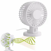 Мини Портативный Настольный Супер Бесшумный двойной двигатель лопастей USB вентилятор ноутбук ПК охлаждения кулер