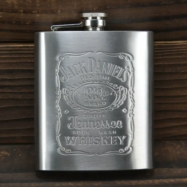

Thickening 7oz EZ Stainless Steel Pocket Flask Russian Hip Flask Male Small Portable Mini Shot Bottles,Free Shipping!