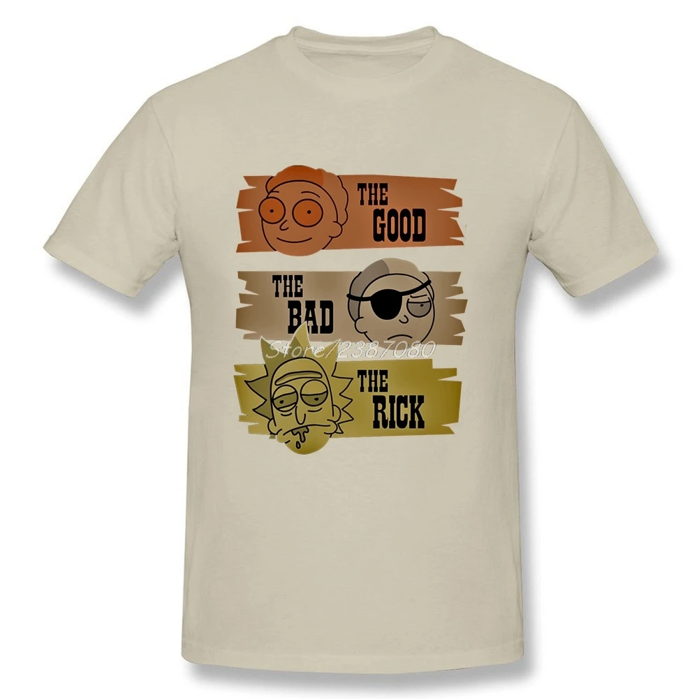 The Good Bad Morty Rick футболка с коротким рукавом мужская одежда Pop Crazy Cotton XXXL футболки для