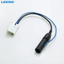 Leewa adaptador de antena de rádio, para toyota, instalação de cabo de fio e de segurança # ca4795