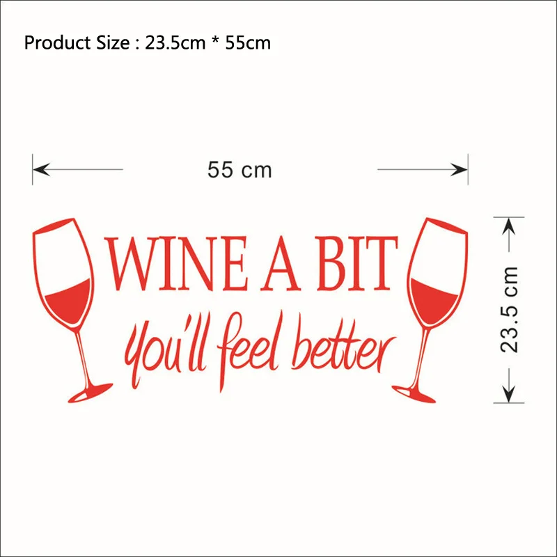 WINE A BIT Kitchen Bar Wall Sticker PVC Living room Restaurant Background home decoration Mural Art Decals stickers wallpaper WINE A BIT Kitchen Bar Wall Sticker PVC Living room Restaurant Background home decoration Mural Art Decals stickers wallpaper
