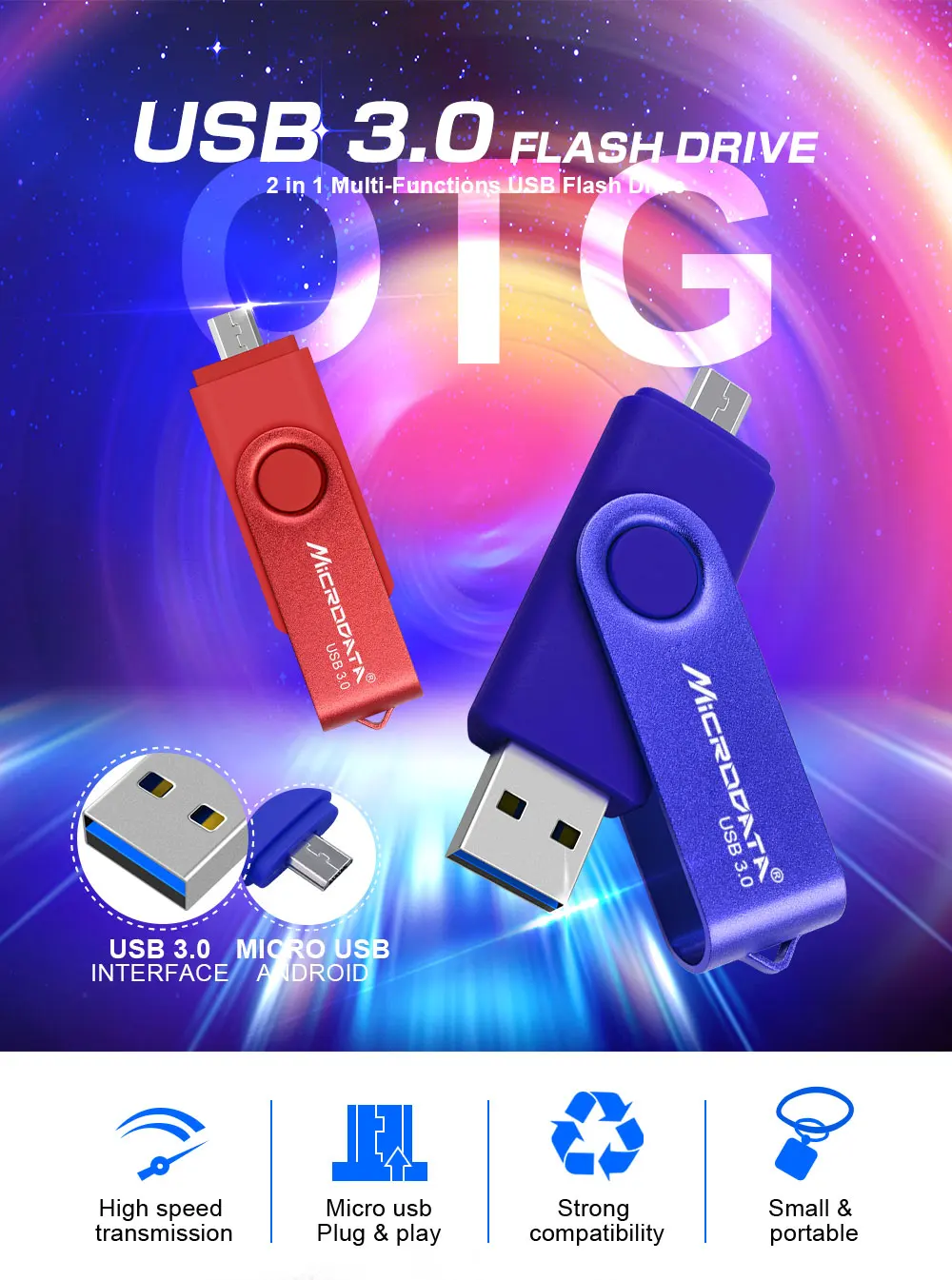 Флеш-накопитель USB 3,0 OTG флеш-накопитель для телефона на Android, высокоскоростная карта памяти, флеш-накопитель 128 ГБ, 64 ГБ, 32 ГБ, 16 ГБ, OTG USB флеш-накопители