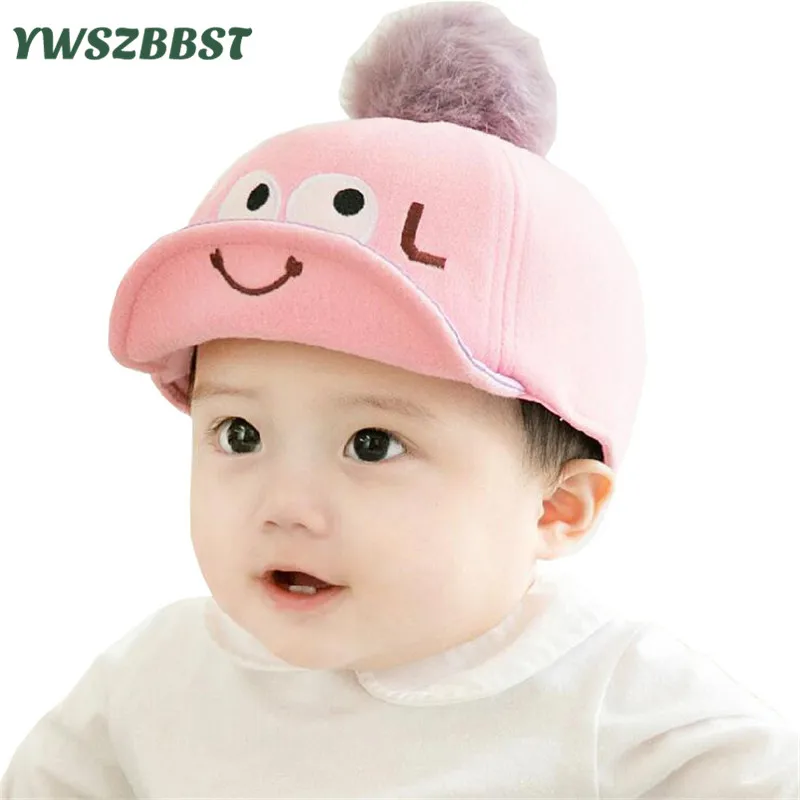Fashion Baby Hat Cotton Baby Baseball Cap Comfortable Infant Hats Fur