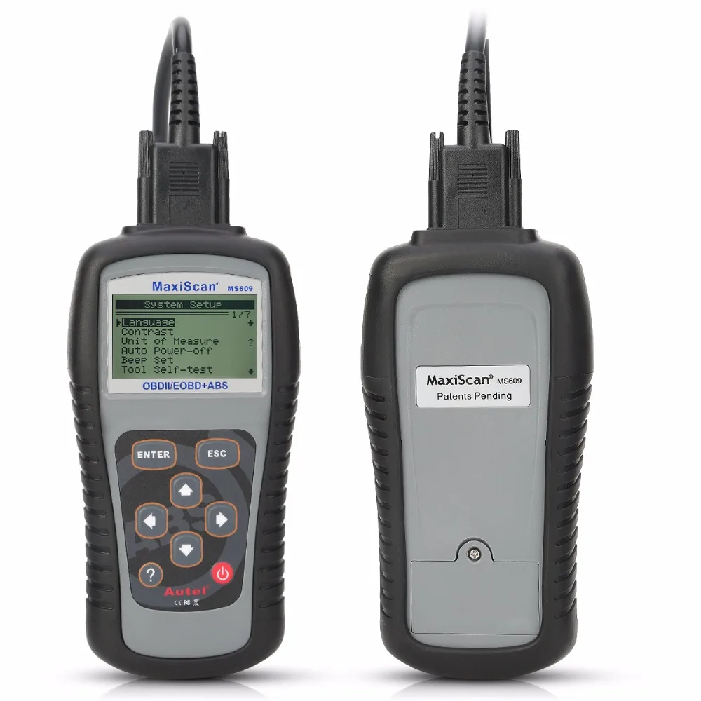 US $105.00 Autel Maxiscan MS609 OBD2 Scanner Code Reader With Full OBD2 Functions ABS Diagnostics DTC Definitions Advanced Of MS509 AL519