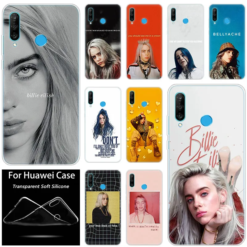

Hot Billie Eilish Khalid Fashion Silicone Case for Huawei P30 20 Pro 10 P9 P8 Lite 2017 P Smart Z Plus 2019 NOVA 5i 5 Pro Cover