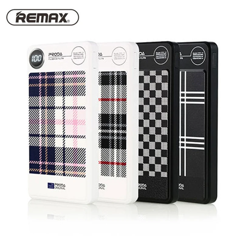 Remax 20000mAh LCD Внешний аккумулятор Двойной USB портативный зарядный внешний для Xiaomi mi